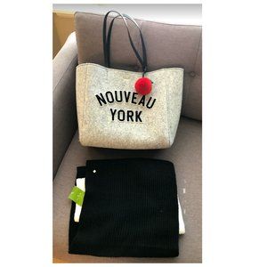 Kate Spade Hallie Nouveau York & Scarf Set
